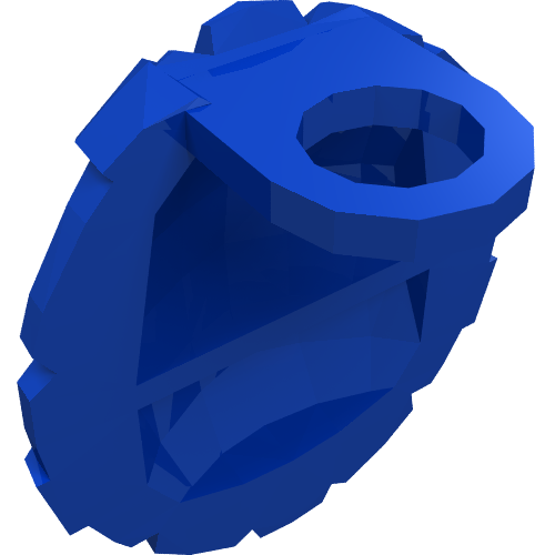 Minifig Neckwear Turtle Shell with Dark Bluish Grey Horizontal and Diagonal Belt Print