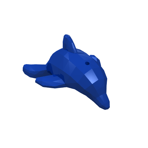 LEGO part Animal, Dolphin, Jumping with Bottom Axle Holder [Plain]