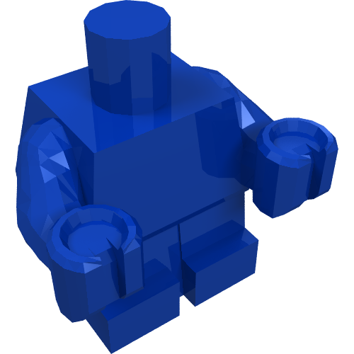 LEGO part Baby / Toddler Body with Fixed Arms [PLAIN]