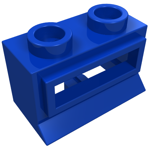 LEGO part Window 1 x 2 x 1, Extended Lip, Hollow Stud [no Glass]