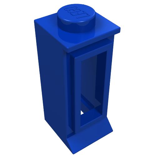 LEGO part Window 1 x 1 x 2, Extended Lip, Solid Stud [no Glass]