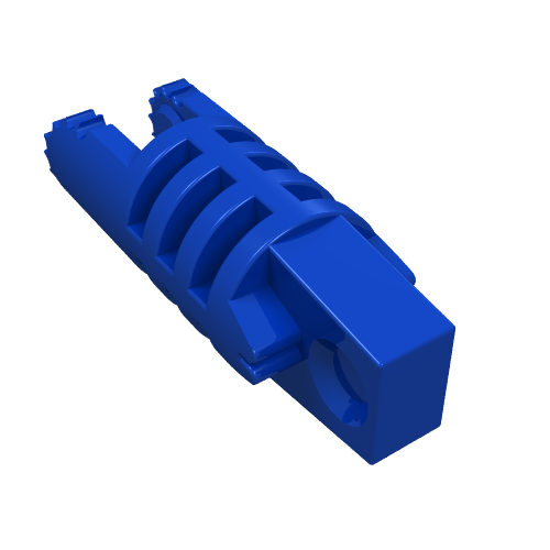 LEGO part Hinge Cylinder 1 x 3 Locking with 1 Finger and 2 Fingers On Ends [Undetermined Opening]