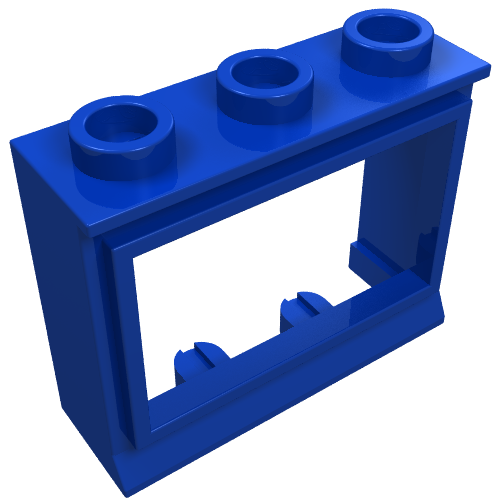Window 1 x 3 x 2 Classic with Short Sill, No Glass