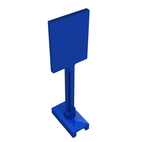 LEGO part Road Sign Square Tall [Plain]
