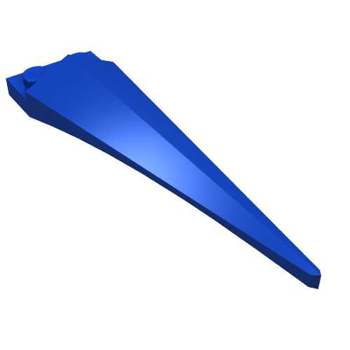 LEGO part Plate Special 1 x 2 with Angular Extension and Flexible Tip [Plain]