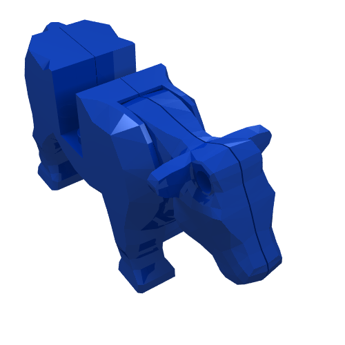 LEGO part Animal, Cow [Plain]
