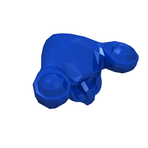LEGO part Minifig Head Special, Alien (Squidman) [Plain]