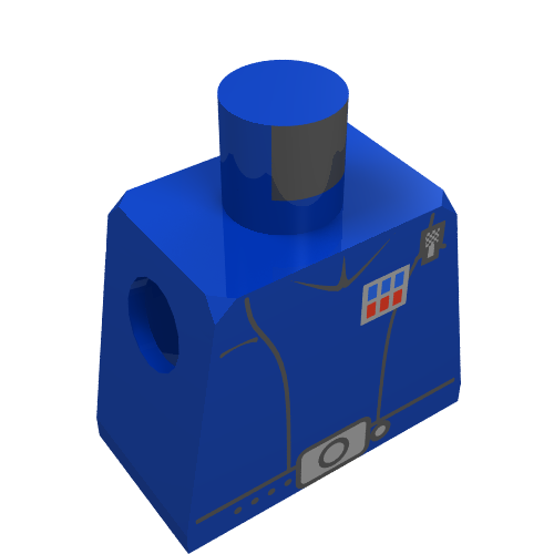 LEGO part Torso SW Imperial Officer 1 Print