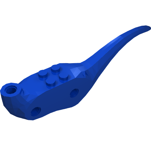 LEGO part Animal Body Part, Dinosaur, Raptor Body [Plain]