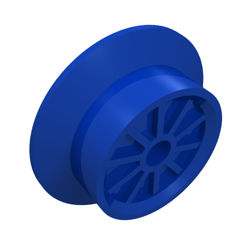 Train Wheel Small with Pin Axle Hole