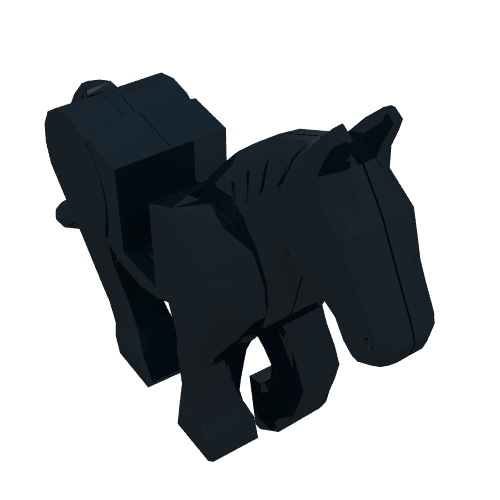 Animal, Horse, Moveable Legs [Plain]