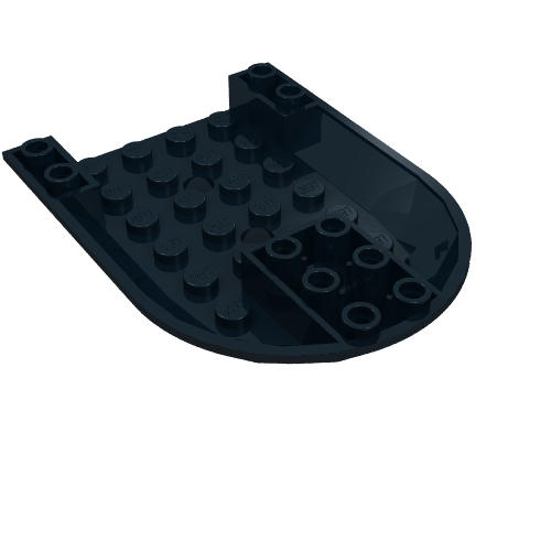 Aircraft Fuselage Curved Forward 6 x 8 Bottom