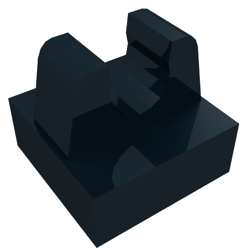 Tile Special 1 x 1 with Clip with Rounded Tips (12825)