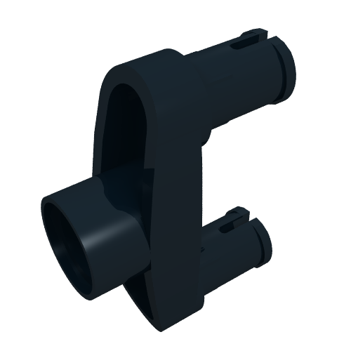 Technic Pin Connector 3L with 2 Pins and Center Hole (15461)