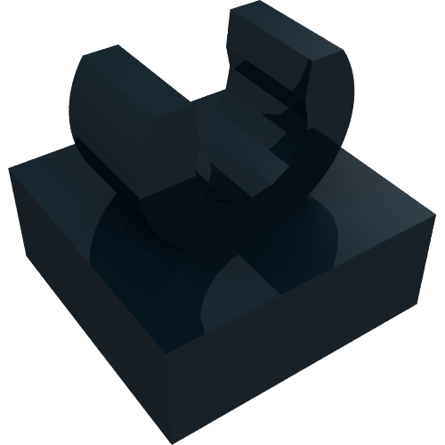 Tile Special 1 x 1 with Clip with Rounded Edges (15712)
