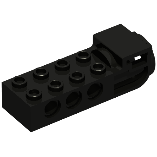 Brick Special 2 x 4 with Pin Holes and Flywheel Socket [Airjitzu] (18585)