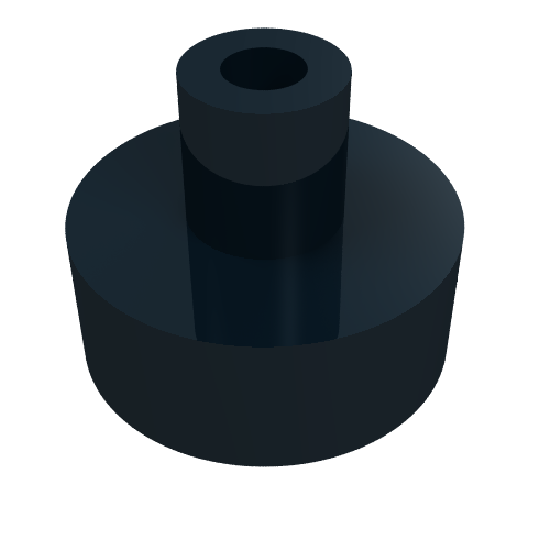 Tile Round 1 x 1 with Hollow Bar (20482)