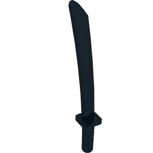 Weapon Sword / Katana / Shamshir with Capped Pommel [Square Guard]
