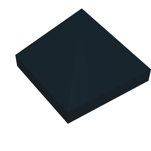 Slope 45° 1 x 1 x 2/3 Quadruple Convex [Pyramid]