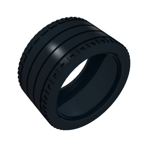 Tyre 81.6 x 44 ZR Technic Straight Tread (23799)