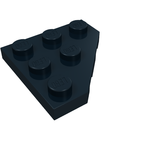 Image of part Wedge Plate 3 x 3 Cut Corner