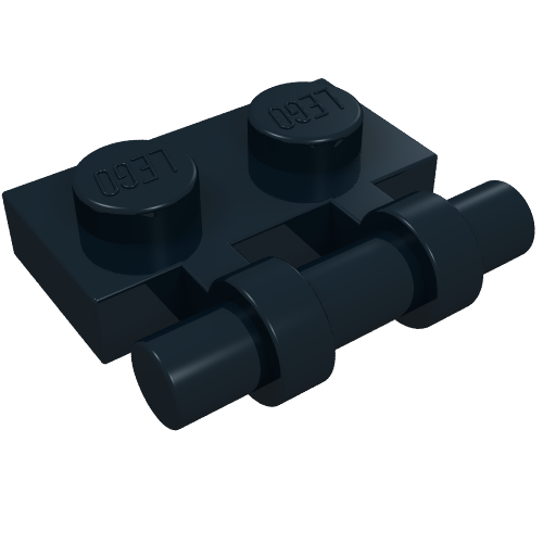Plate Special 1 x 2 Side Handle [Free Ends] (2540)