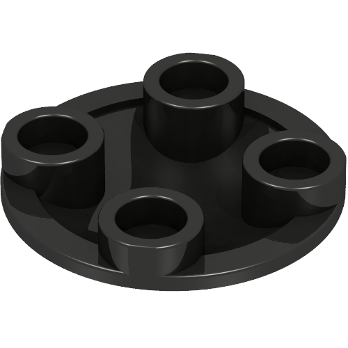 Plate Round 2 x 2 with Rounded Bottom [Boat Stud] (2654)