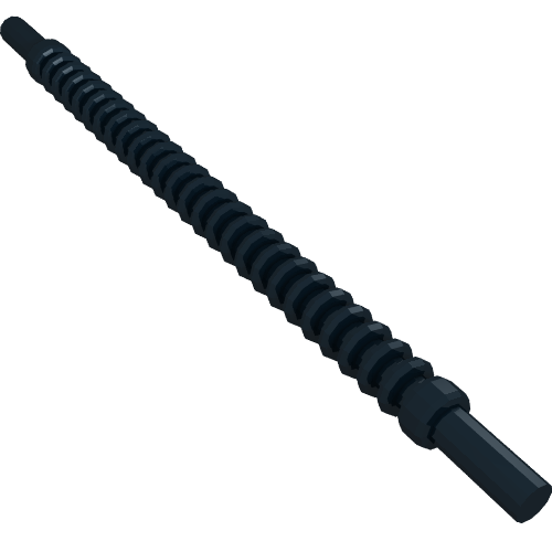 Flexible Ribbed Hose 8mm Ends 10L (27328)
