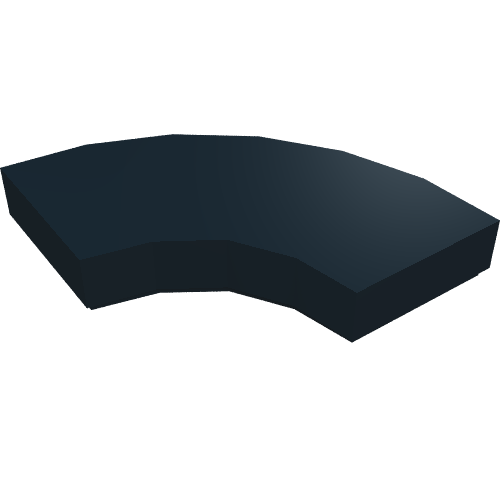 Tile 2 x 2 Curved, Macaroni