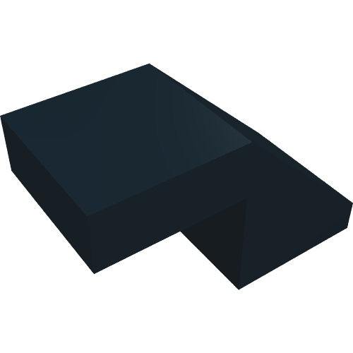 Slope 45° 2 x 1 with 2/3 Inverted Cutout and no stud