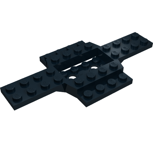 Vehicle Base 6 x 12 x 3/4 with 4 x 2 Recessed Center with Smooth Underside (28324)