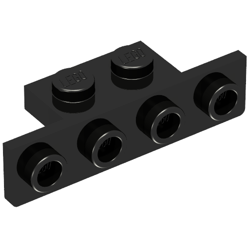Bracket 1 x 2 - 1 x 4 [Rounded Corners at Bottom, Square Corners at Top] (28802)
