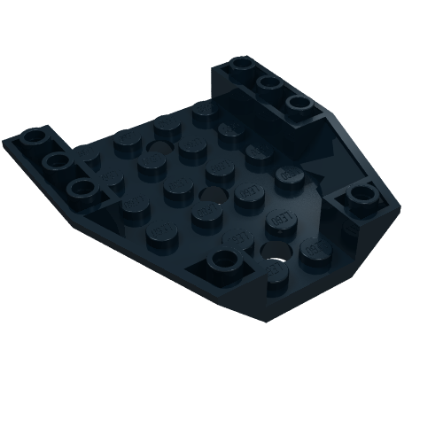 Brick Wedged, Sloped Inverted 6 x 6 x 1 Triple (29115)