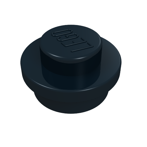 ROUND PLATE 1X1 - TR.