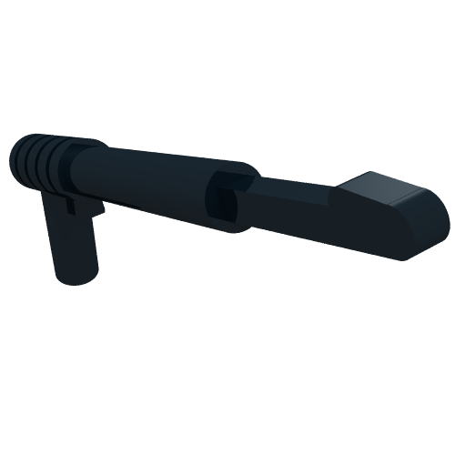 Weapon Spear Gun with Rounded Trigger and Thin Spear Base (30088)
