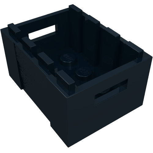 Box / Crate with Handholds 3 x 4 x 1 2/3