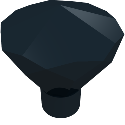 Rock 1 x 1 Jewel / Gem 24 Facet