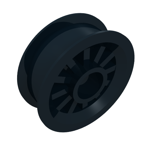 Wheel Spoked 2 x 2 with Pin Hole