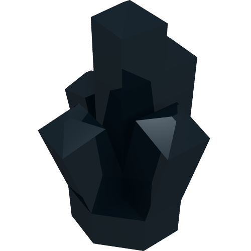 Rock 1 x 1 Crystal 5 Point