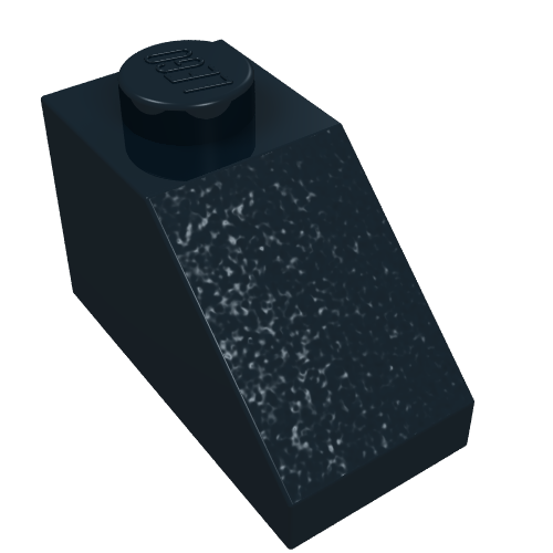 Slope 45° 2 x 1 with Bottom Pin