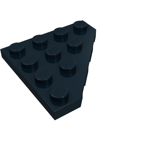 Wedge Plate 4 x 4 Cut Corner (30503)