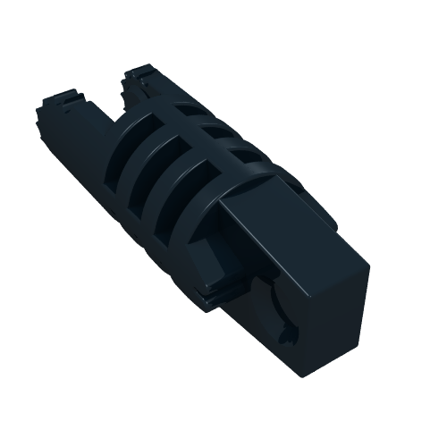Hinge Cylinder 1 x 3 Locking with 1 Finger and 2 Fingers On Ends [Undetermined Opening]