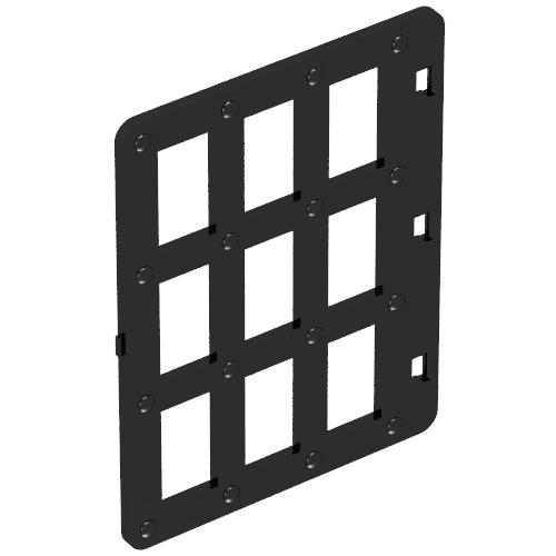 Duplo Door 1 x 4 x 4 with Nine Panes (31171)