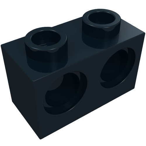Technic Brick 1 x 2 [2 Pin Holes]