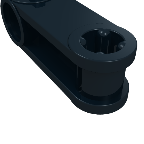 Technic Axle and Pin Connector Perpendicular 3L with Pin Hole (32068)