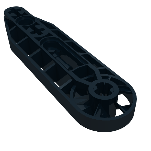 Technic Beam 1 x 7 with Fan (32177)