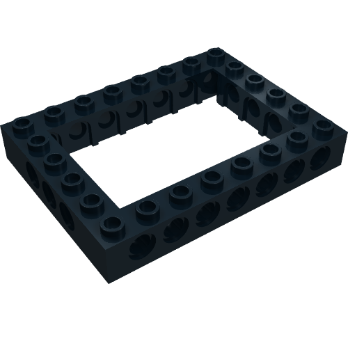Technic Brick 6 x 8 with 4 x 6 Opening (32532)