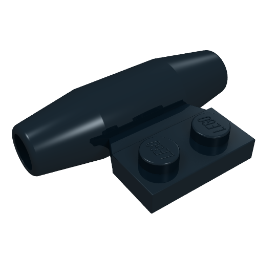 Engine - Smooth, Small 1 x 2 Side Plate [With Axle Holders] (3475b)