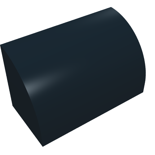 Brick Curved 1 x 2 x 1 No Studs