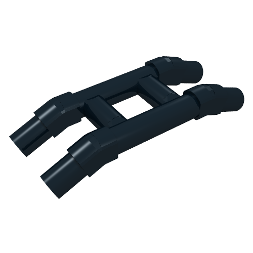Bar, Parallel Angled with 2 Connecting Bars (Train Hinge) (37494)